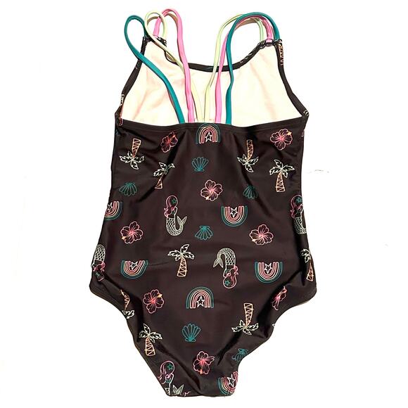 Cat & Jack One Piece Bathing Swimsuit Girls M Size 7-8 - Picture 3 of 4
